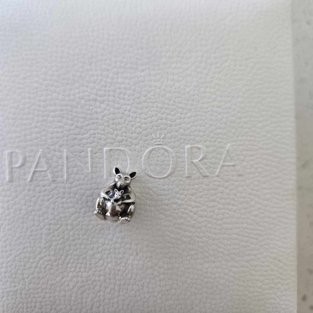 Pandora Authentic Kangaroo With Baby In Pouch Charm
